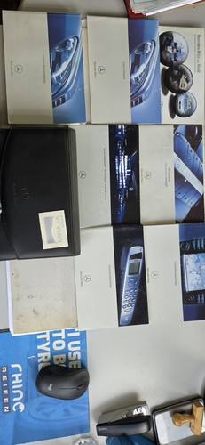 Mercedes bordmappe leder w220 - leder,