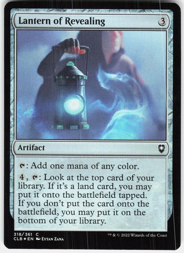 Lantern revealing commander - of,