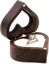Holz Ring Box Ringschatulle