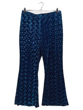 DIANE VON FURSTENBERG Stoffhose Damen Hose Gr. DE 40 blau Casual-Look