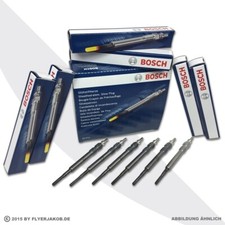 6x Bosch Glühkerze Duraterm 0250403009 für Audi VW 2.7 TDI, 3.0 TDI 6-Zylinder