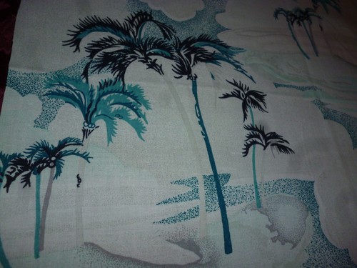 Vintage stoffreste hawaii - stoffreste,