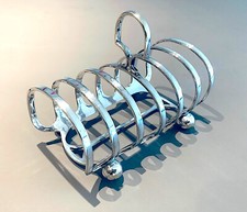 Petit Vintage Patit versilberter Toastständer, von Harrison & Sons The Goldsmiths