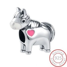 Charms Anhänger Pferd Herz
