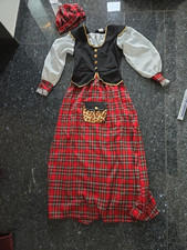 Neu Karneval Kostüm Fasching Schottin Gr L Maße Siehe Fotos