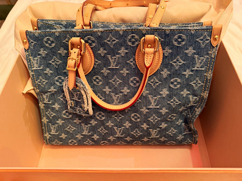 Louis vuitton denim onthego - vuitton,