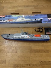 Polizeiboot Helgoland Carrera Structo mit Orginal Karton 90440