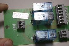 gebrauchte Steuerplatine mit 3 Finder Relais 40.61 mit 12 V Spulenspannung