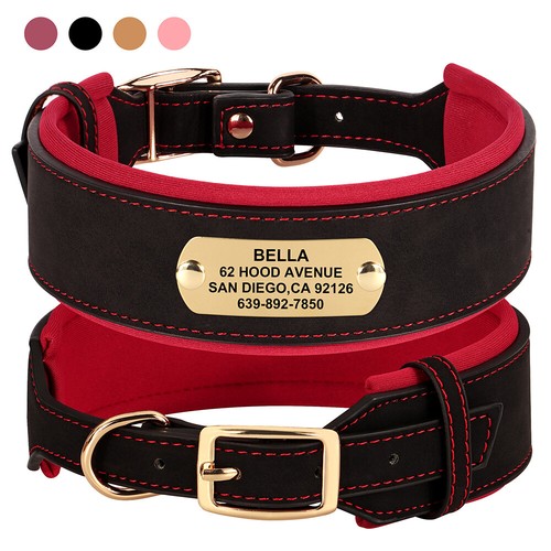 Breit lederhalsband - breit,