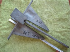 Plattenanker / Danforth 2,5 kg für kleinere und mittlere Boote 