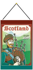 Blechschild 20x30 schottland - blechschild,