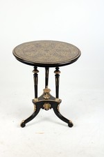 Beistelltisch intarsiert mit