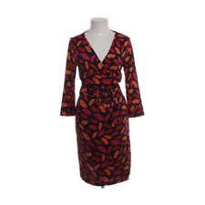 Diane von Furstenberg, Wickelkleid, Größe: 38, Schwarz/Mehrfarbig, Seide -B69