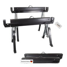 Arbeitsbock 2er Set höhenverstellbar, Klappbock bis 590 kg Tragkraft