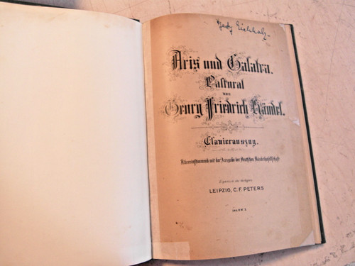 Sehr alte noten gesang - alte, acis