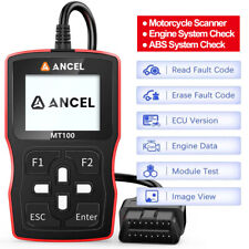 Fit für Yamaha/Honda/Suzuki Motorrad Diagnosegerät OBD2 Scanner ANCEL MT100 DE