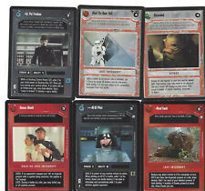 24 cards Star WARS Customizable Card Game CCG - genau die in der Liste