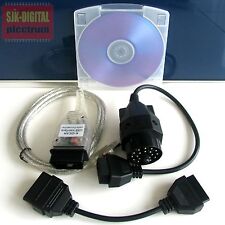 Für BMW INPA Ediabas NCS NFS DIS SSS GT1 K+DCAN USB Diagnose Interface + Adapter
