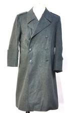 Schweizer Armee Mantel Militär Style Wolle Loden Naturfaser Gr. L