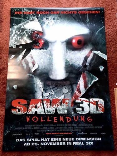 Saw vollendung kinoplakat - -,