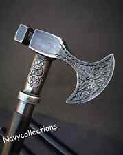 Vintage Gehstock Stock Eispickel Germany Schäferbeil Holz Design Style