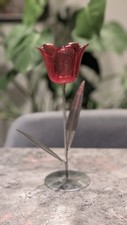 Kerzenständer Kerzenhalter Tulpenform Tulpe Blumenständer Teelichthalter Blume