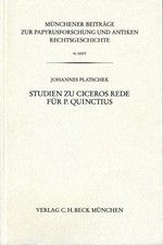 Studien zu Ciceros Rede für
