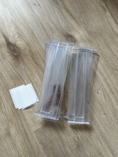 8 Stück Verstellbare Schubladenteiler Kunststoff Schubladentrenner transparent