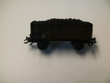 Märklin HO aus 46030  DB  Kurzer Hochbordwagen mit Kohleladung, braun