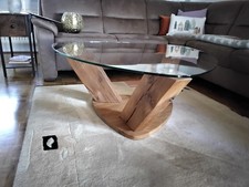 Wohnzimmertisch oval