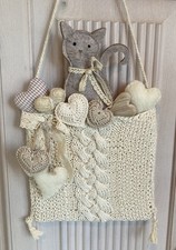 Handgestrickter Landhaus Deko