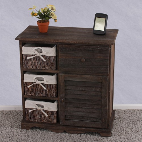 Kommode schrank mit körben - mit, 3