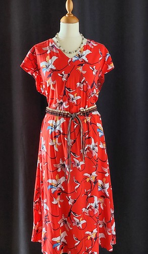 Hübsches sommer kleid rot - sommer,