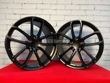 4X 22 Zoll 5X130 Schwarz Alufelgen für Porsche Cayenne E3 GT GTS COUPE