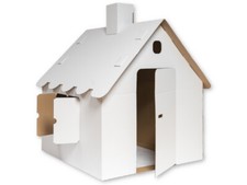 10x Spielhaus aus Wellpappe