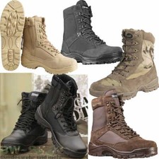 ARMY TACTICAL BOOT + ZIPPER RV OUTDOOR STIEFEL US EINSATZSTIEFEL BW KAMPFSTIEFEL