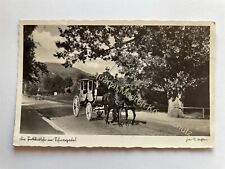 AK Postkutsche Schwarzatal Post Burkersdorf Blankenburg Thüringen 1940