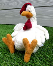 NICI GERMANY HAHN WEISSES HUHN BEANIE STOFFTIER NICHT MEHR PRODUZIERT SELTEN EINGESTELLT 6,5