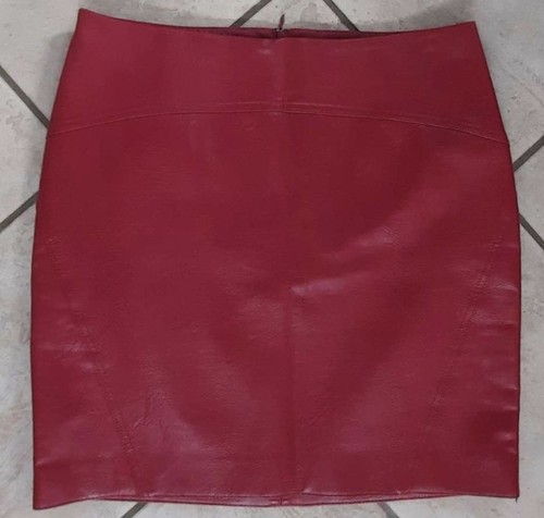 Sexy lederrock rot 40 - in,