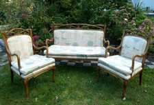 Sitzgruppe im Jugendstil Sofa Sessel Tisch