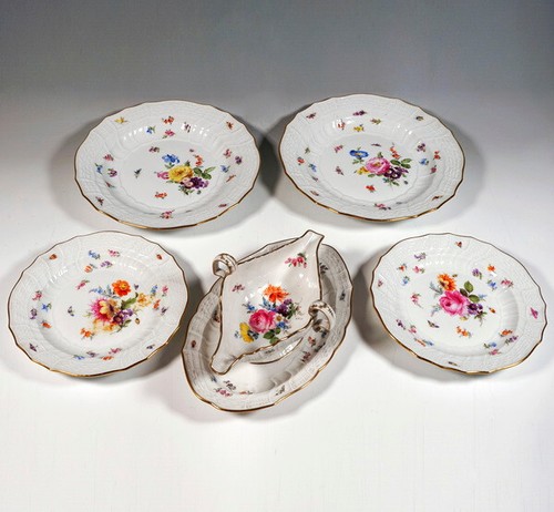 Meissen teile teller - meissen,