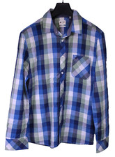 Mustang Herrenhemd Hemd blau