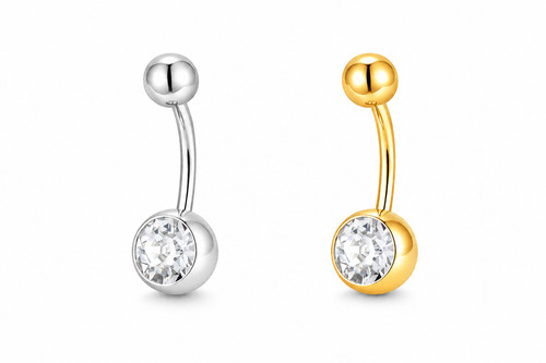 Bauchnabelpiercing kristall - bauchnabelpiercing,