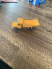 Wiking ++ Magirus Saturn 2-achs Muldenkipper ++ chromgelb / basaltgrau ++ #P_1