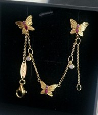 Set Thomas Sabo Damen Halskette Collier + Ohrstecker Schmetterling