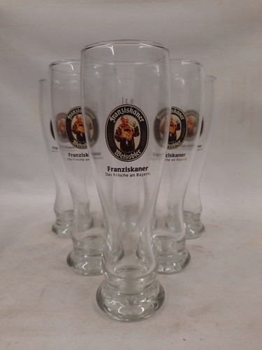 Franziskaner weizenbierglas - 6x,