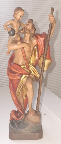 Holzfigur geschnitzt hl - geschnitzt,,