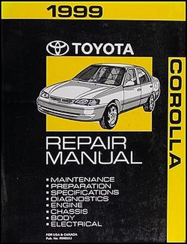 1999 toyota corolla reparatur - corolla,