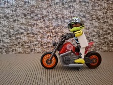 Playmobil Motorradfahrer mit