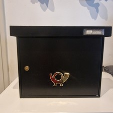 Schwarzer Briefkasten NEU mit